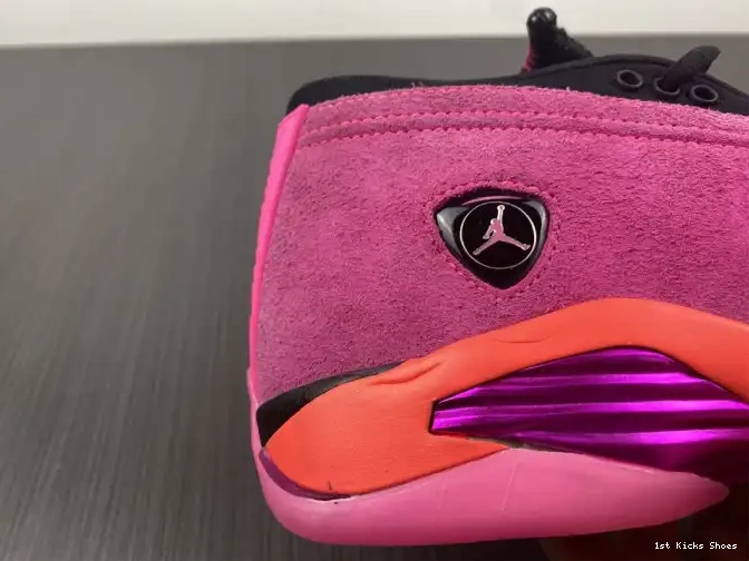 1st Kicks Shoes Pink DH4121-600 (W) Retro Shocking 14 Jordan Low 0514